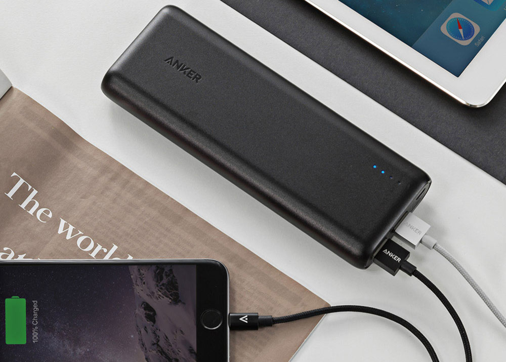 Pin Sạc Dự Phòng Anker PowerCore 15600mAh - A1252011